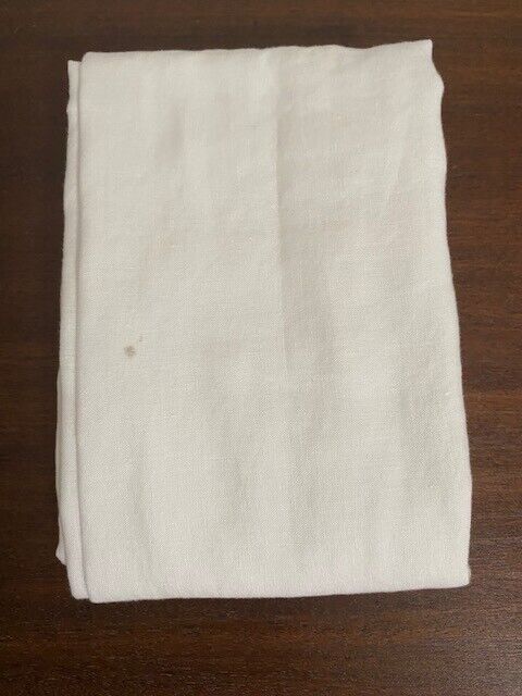 Pottery Barn 100% Belgian Flax Linen King Sham, White