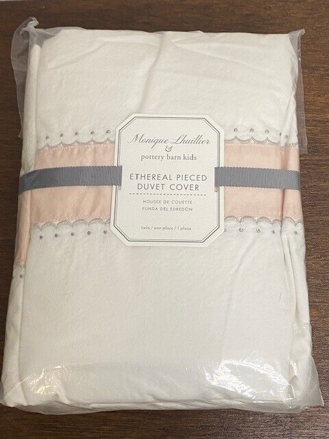 Pottery Barn Teen MONIQUE LHUILLIER Etheral Pieced Duvet, Twin