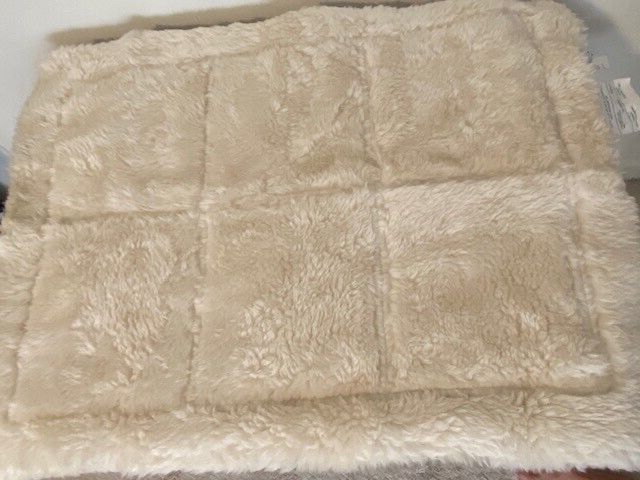 Pottery Barn Faux Shearling fur Standard Sham, Ivory