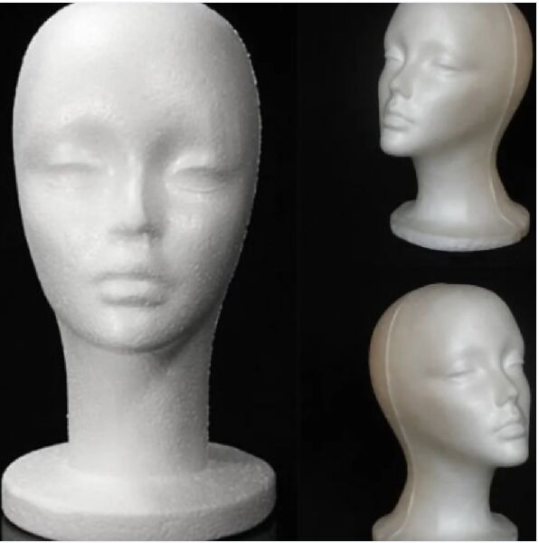 This bundle includes 7 foam mannequin heads usable for WIG PAL wig stand.