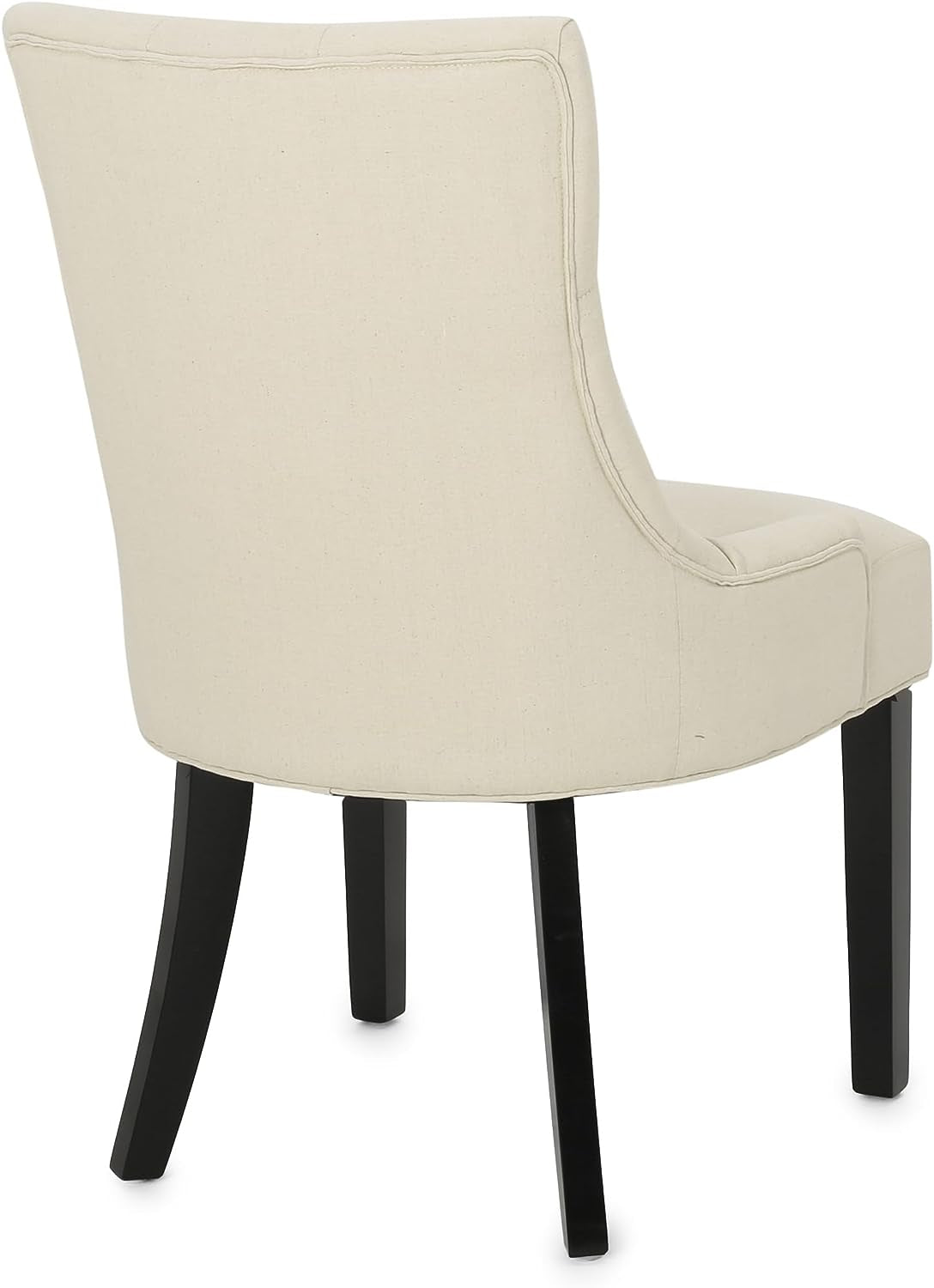 Hayden Tufted Fabric Dining / Accent Chairs, 2-Pcs Set, Beige