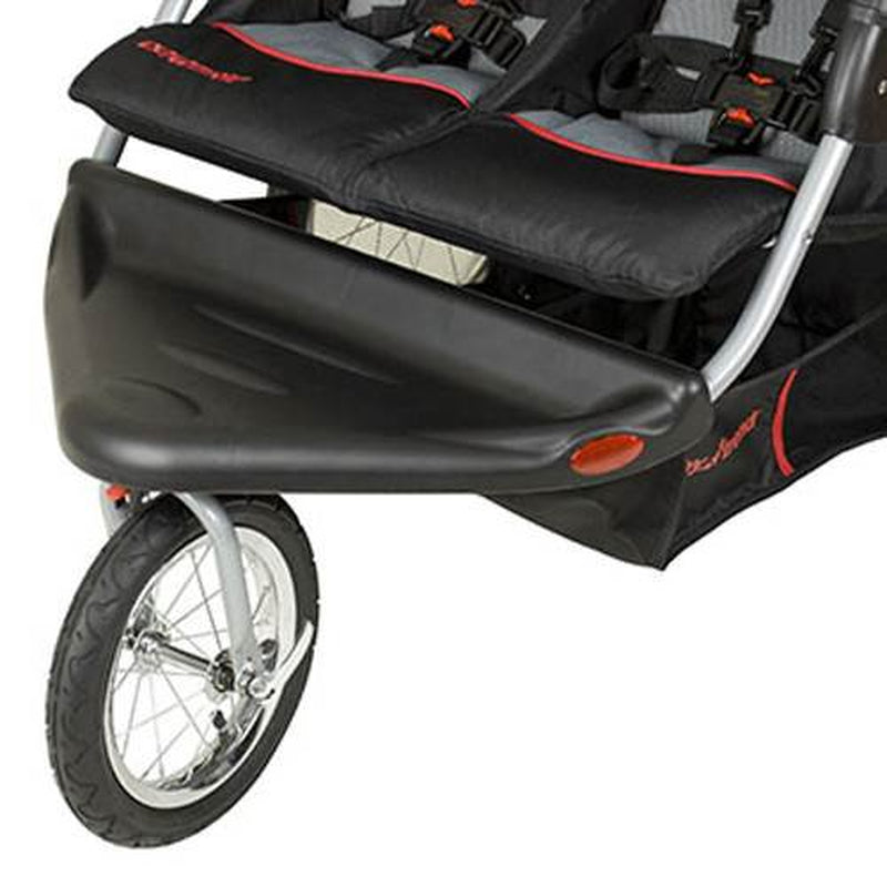 Expedition Swivel Travel Jogging Double Baby Stroller, Millennium