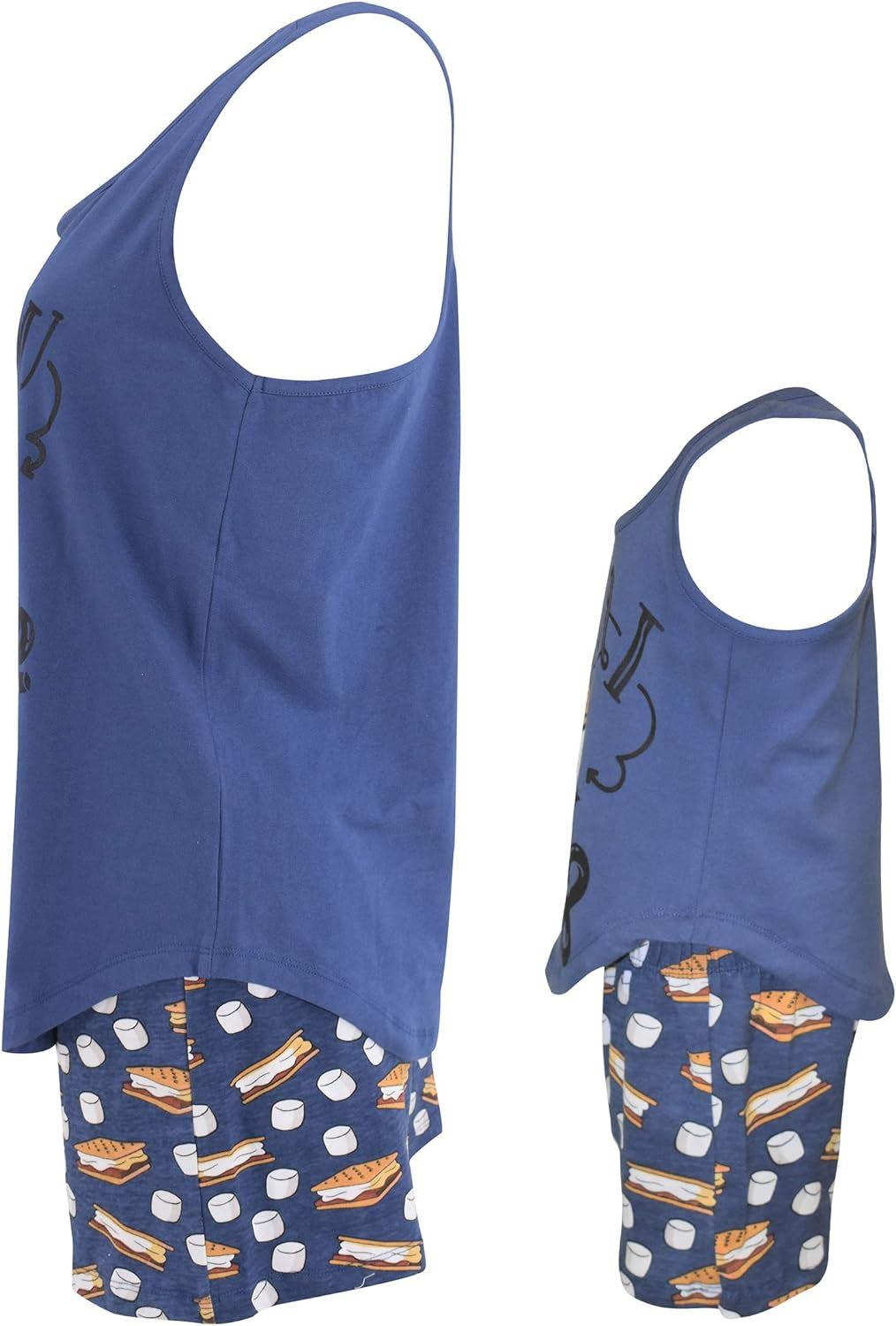 Girls Matching Mommy and Me Smores Shorts Set Outfit